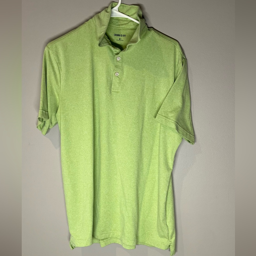 Crown & Ivy Light Green Polo Shirt